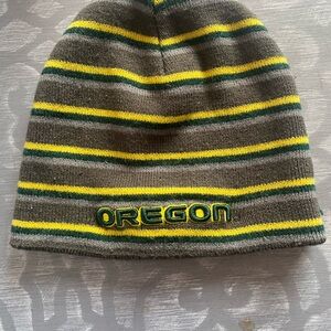University of Oregon Ducks Striped knit Beanie cap